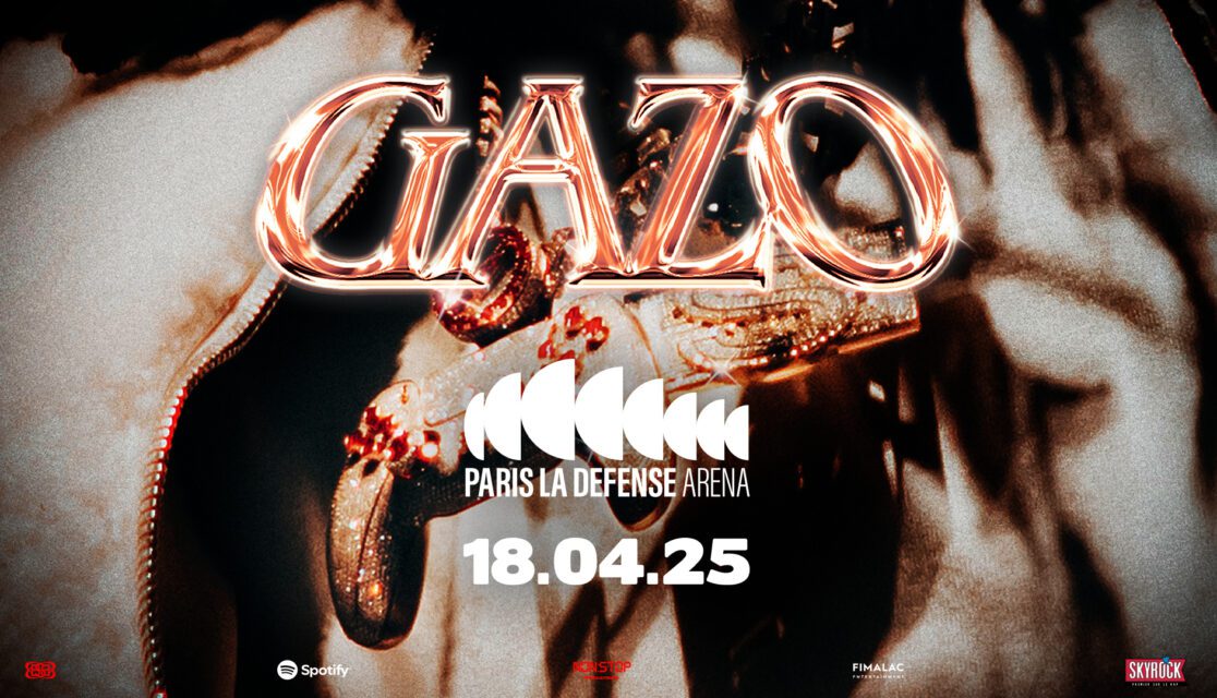 Affiche du concert de Gazo le 18 avril 2025 à Paris La Défense Arena