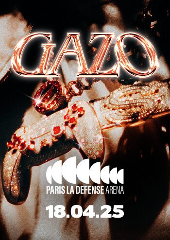 Affiche du concert de Gazo le 18 avril 2025 à Paris La Défense Arena