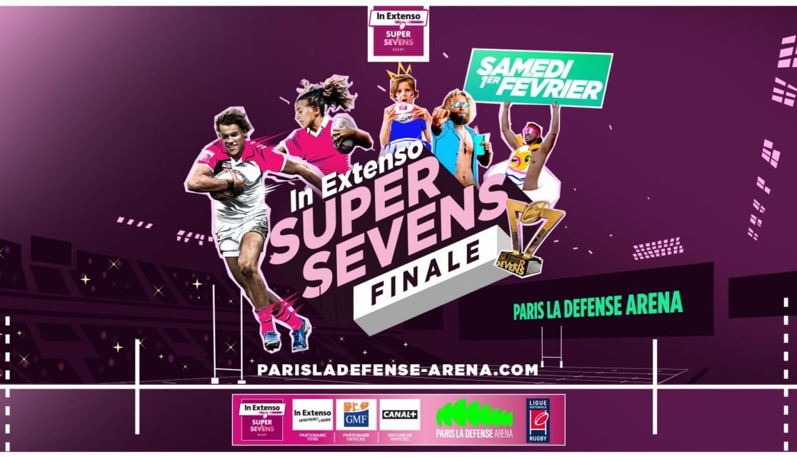 Affiche de la finale du Supersevens le samedi 1er février 2025