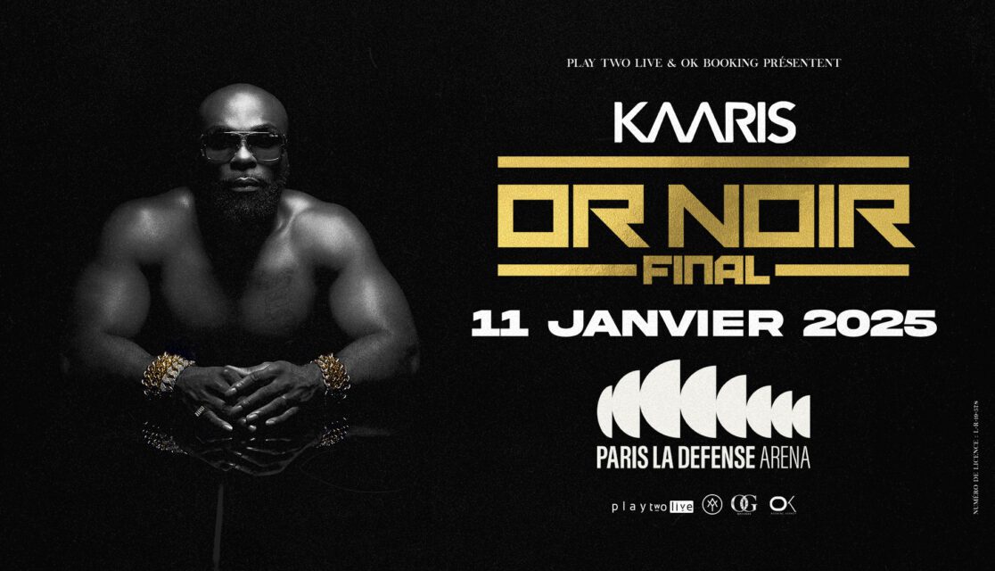 Affiche du concert de Kaaris le 11 janvier 2025 à Paris La Défense Arena