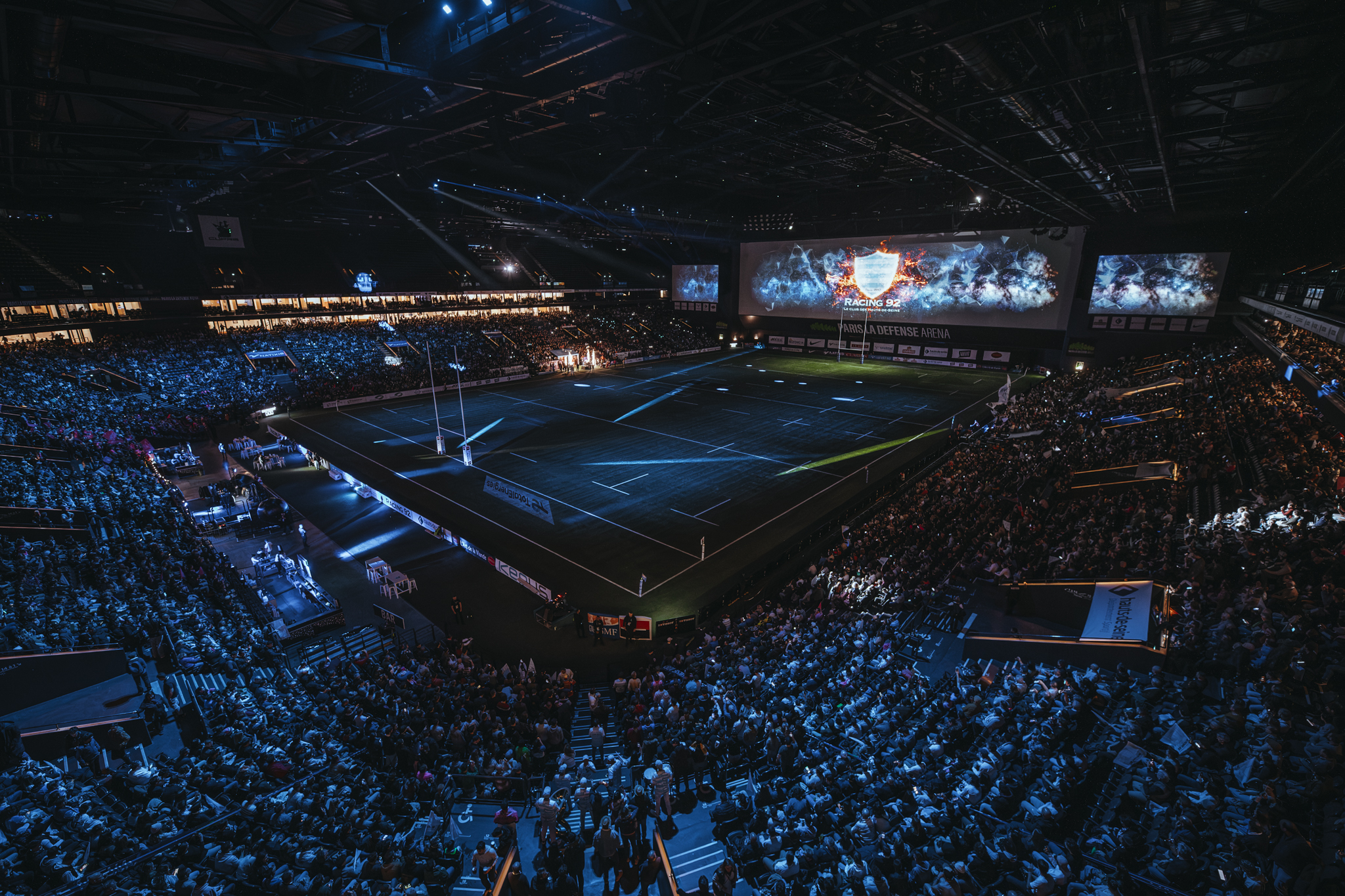 Photo du public Racing 92 à Paris La Défense Arena