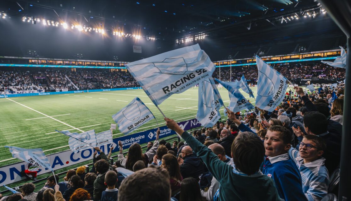 Photo du public match Racing 92 à Paris La Défense Arena