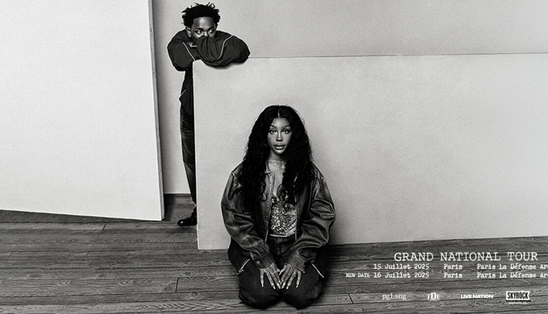 affiche du concert de kendrick lamar et SZA à paris la défense arena