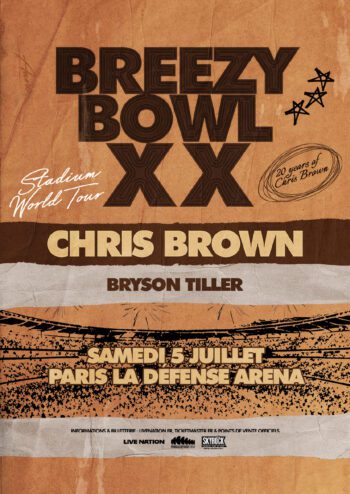 CHRIS BROWN - Paris la Défense Arena, Samedi 5 juillet 2025
