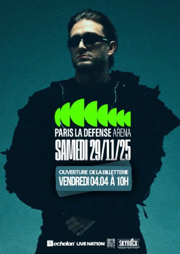 Affiche billetterie pour Paris LA Défense Arena du concert de Vald du 29 novembre 2025