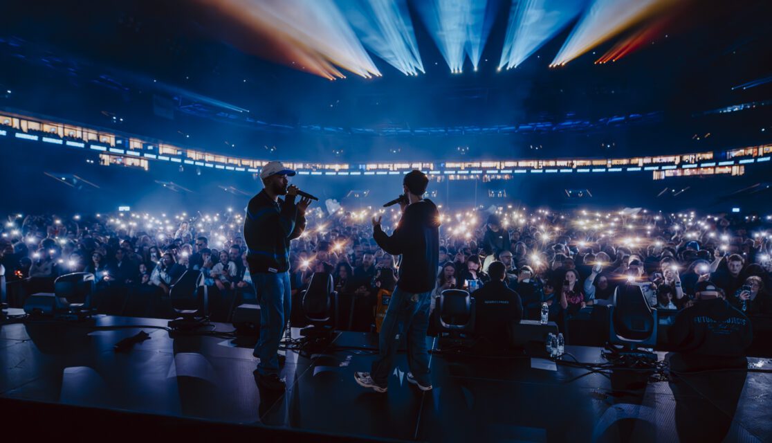 Photo du Racing Live avec Bigflo & Oli