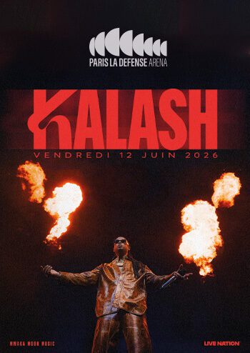 Affiche concert de Kalash le 12 juin 2026 à Paris La Défense Arena