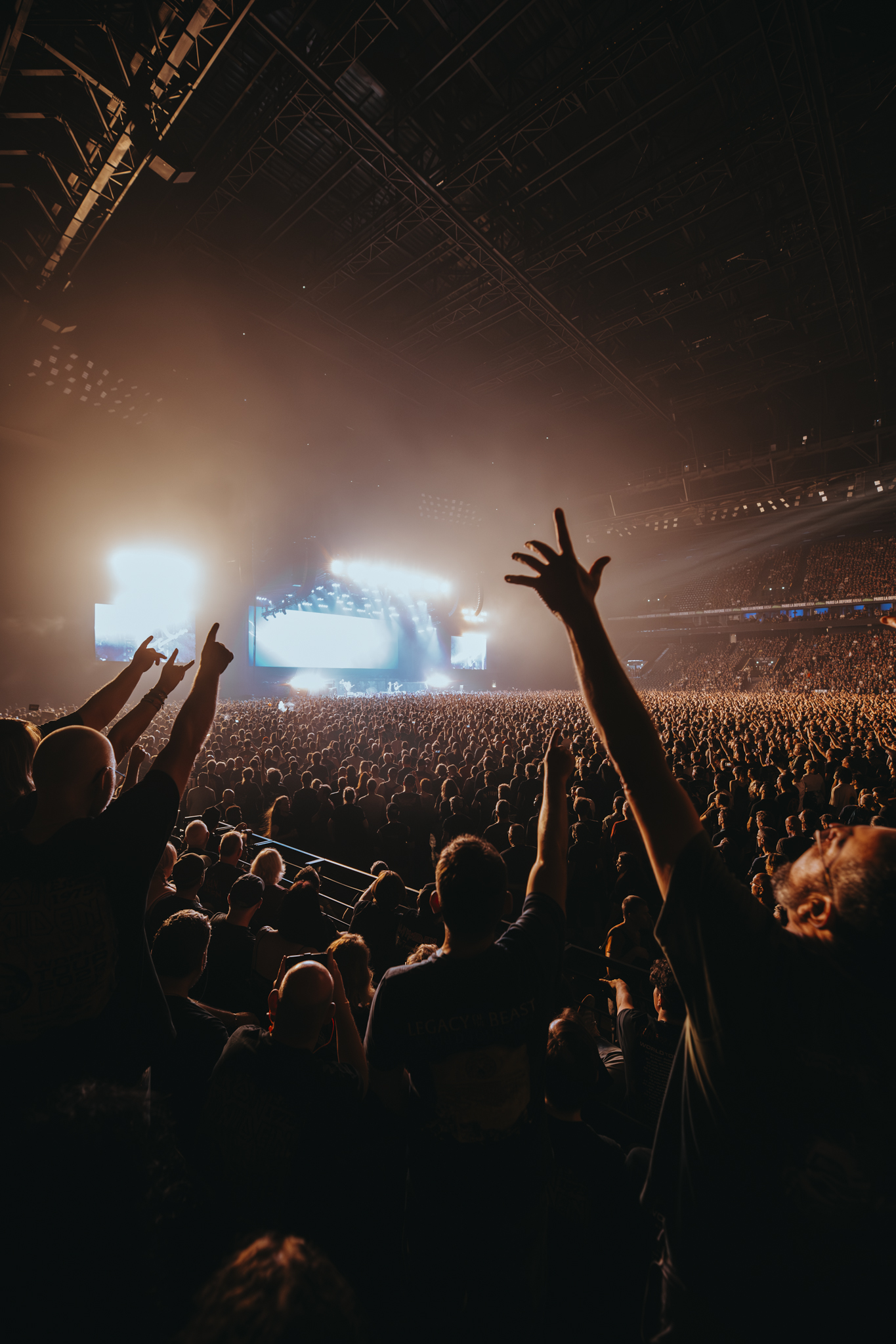 Public du concert d'Iron Maiden le 20 juillet 2025