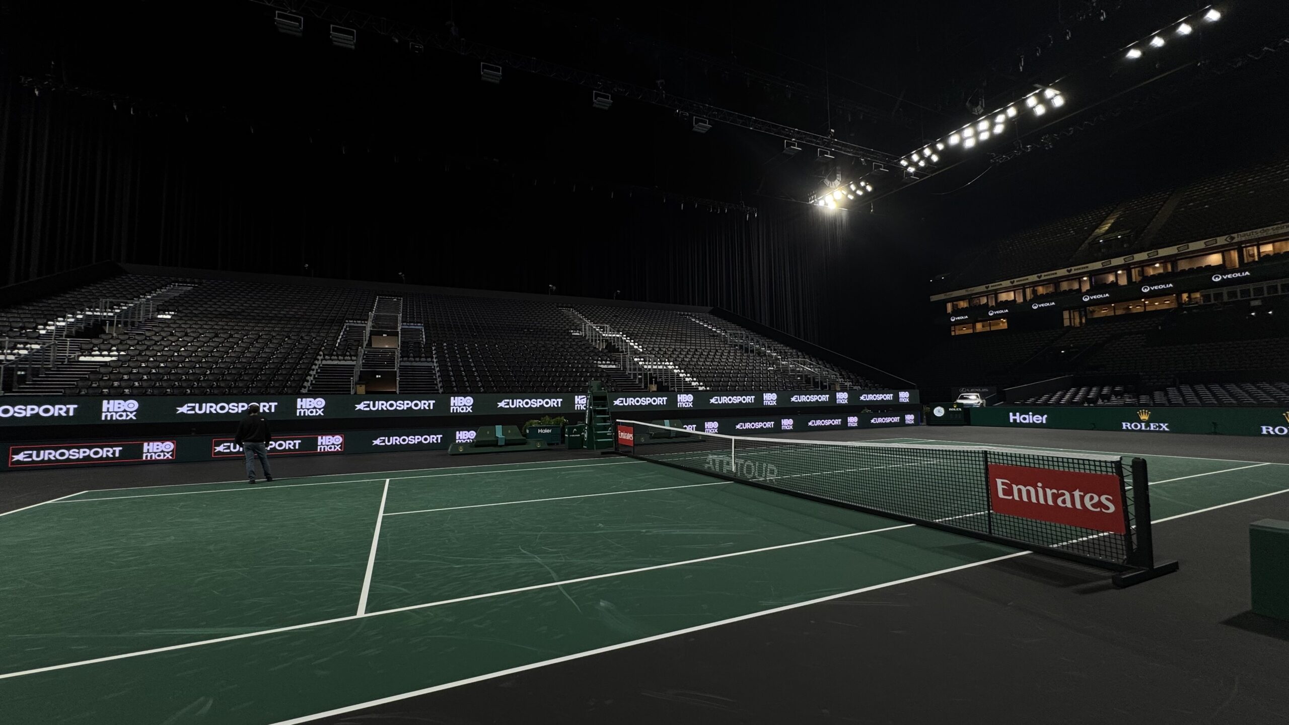 Court du Rolex Paris Masters 2025 à Paris a Défense Arena