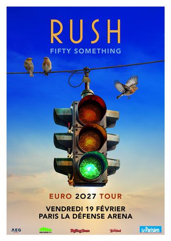 Affiche du concert de Rush à Paris La Défense Arena le vendredi 19 février 2027