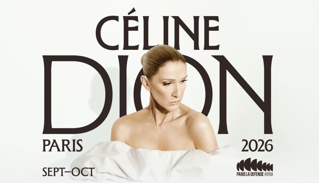affiche de céline dion à paris la défense arena en 2026